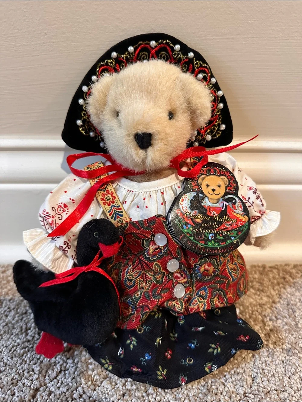 Muffy Vanderbear Czarina Muffina and the Enchanted Swan 8” Plush Bear